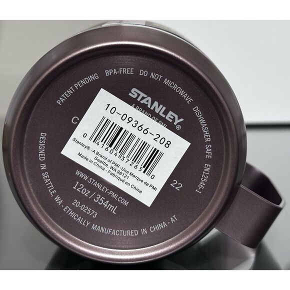 Stanley Classic Legendary 12oz Stainless Steel Camp Mug, ROSE QUARTZ GLOW - Picture 4 of 7